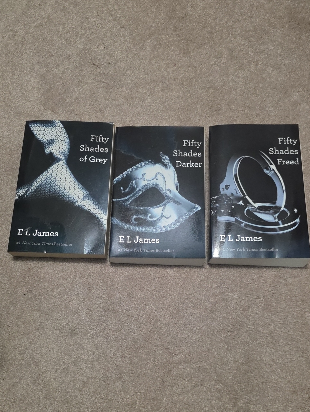 Fifty Shades Trilogy Box Set - Paperback Covers